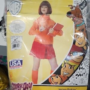 Warner Bros. Scooby-Doo Velma Costume - Orange and Red